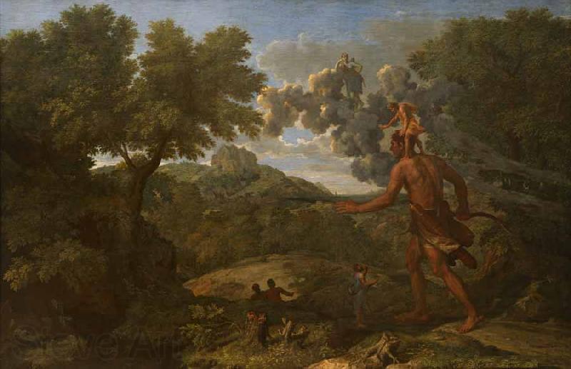Nicolas Poussin Landscape with Orion or Blind Orion Searching for the Rising Sun Germany oil painting art